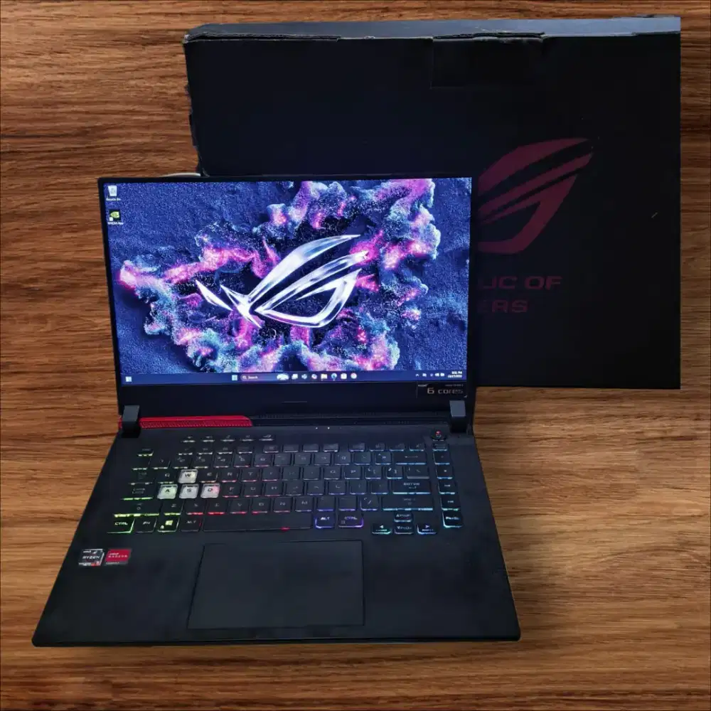 Laptop Asus rog Strix g513 ryzen 5 rtx 3050