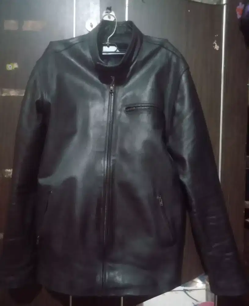 Jaket Kulit Ukuran ( L ) Kulit Domba Asli 100% garut