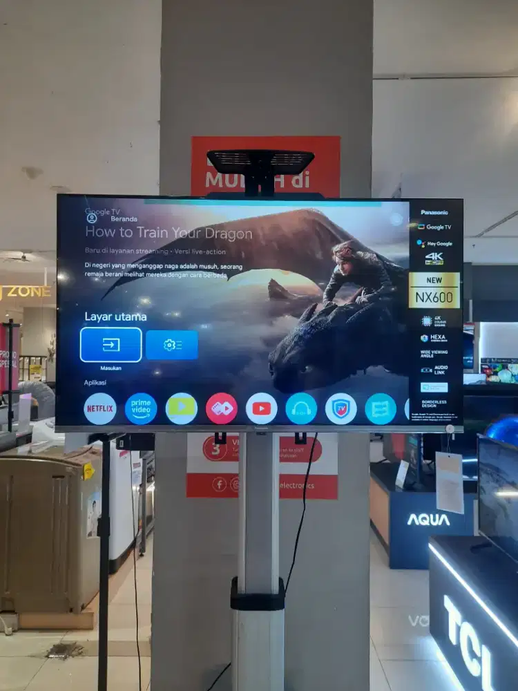 LED Google TV 4K Panasonic 43inc