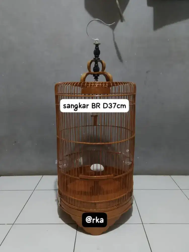 sangkar branjangan bulat plistur