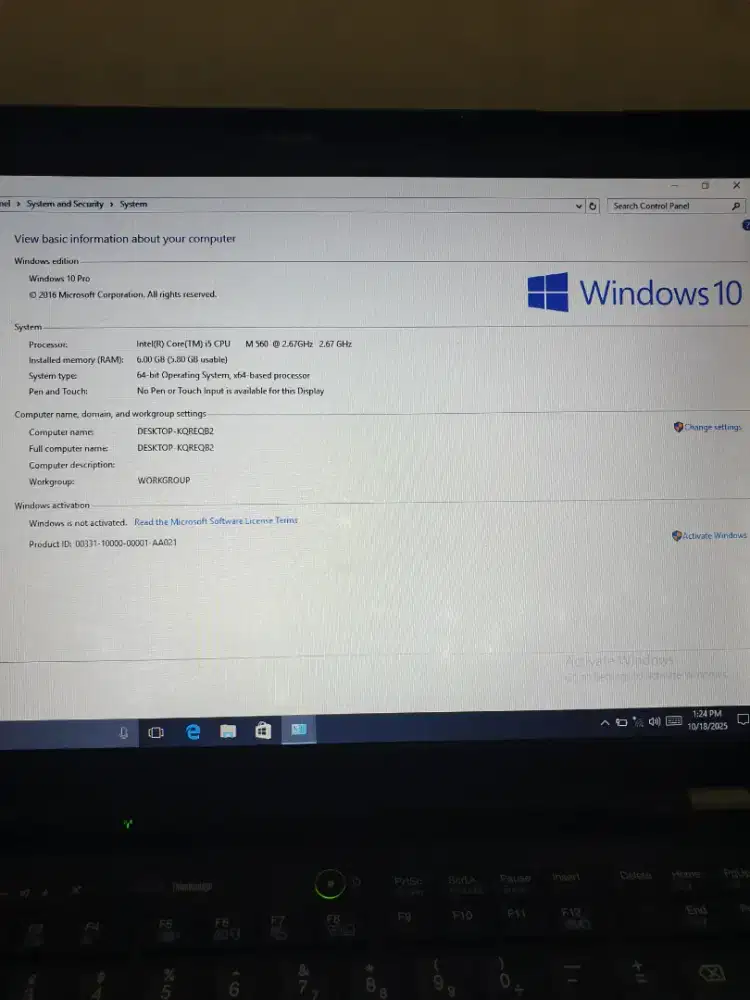LAPTOP LENOVO THINKPAD T410 NORMAL MURAH