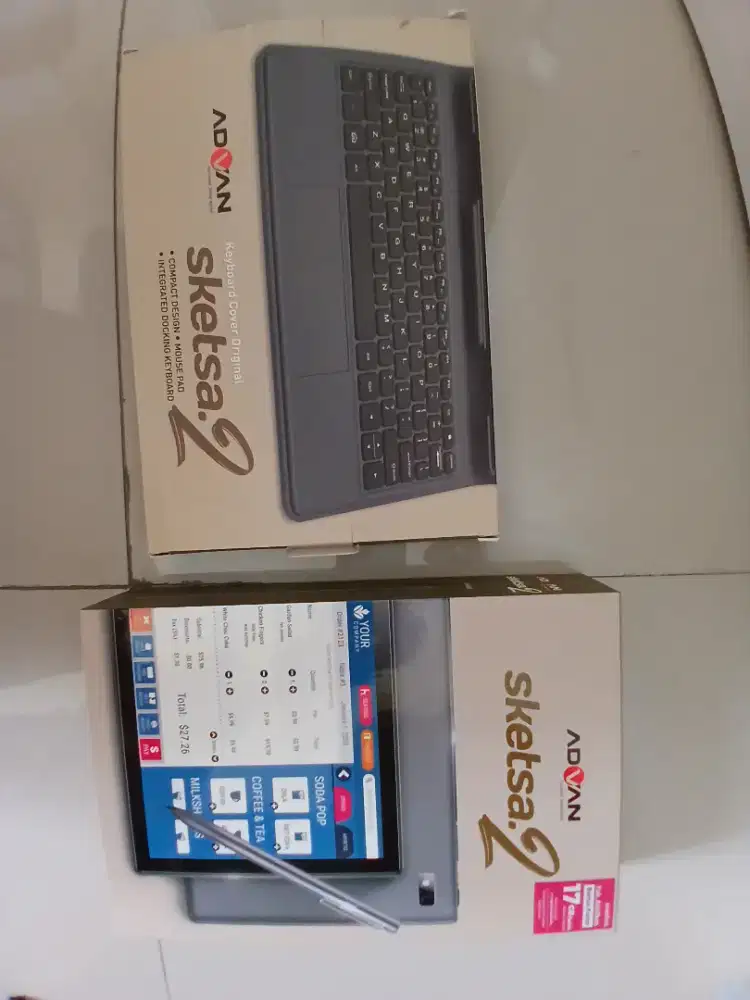Tablet Advan Sketsa 2 plus keyboard