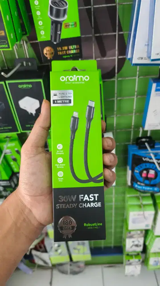 KABEL DATA TYPE C TO LIGHTNING 30W ORAIMO OCD-114CL