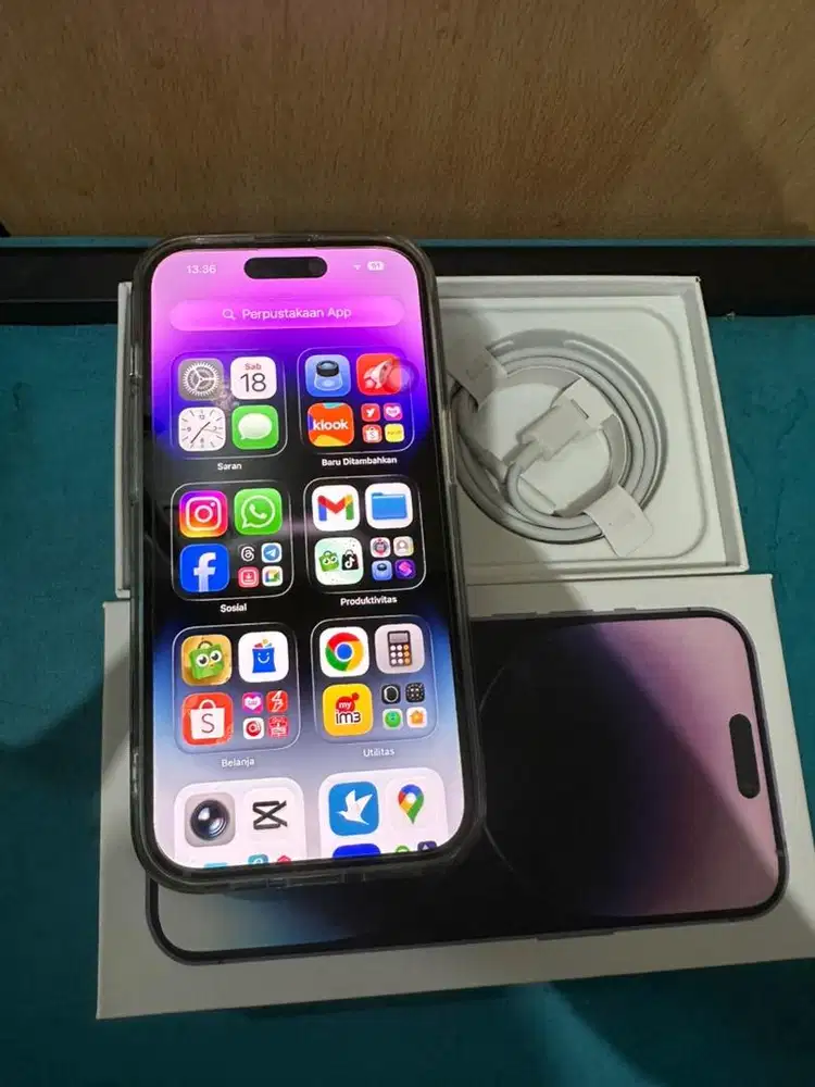 Iphone 14 Pro 256 GB Inter LL/A Resmi Terdaftar Beacukai