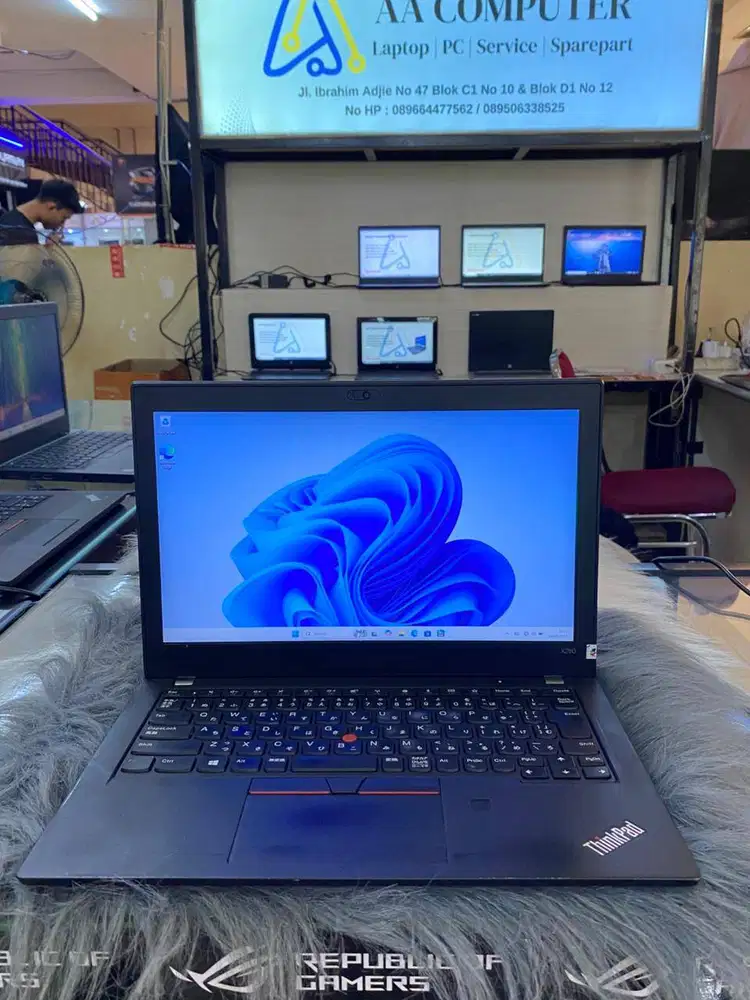 Laptop Second Lenovo Thinkpad X280 Core 5 Gen 8 Ram 8gb SSD 256gb