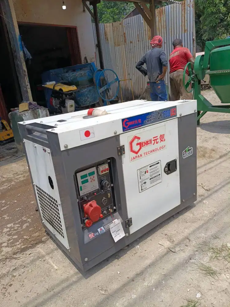 Jual Mesin Genset Genki 12KVA Mulus Siap Kerja