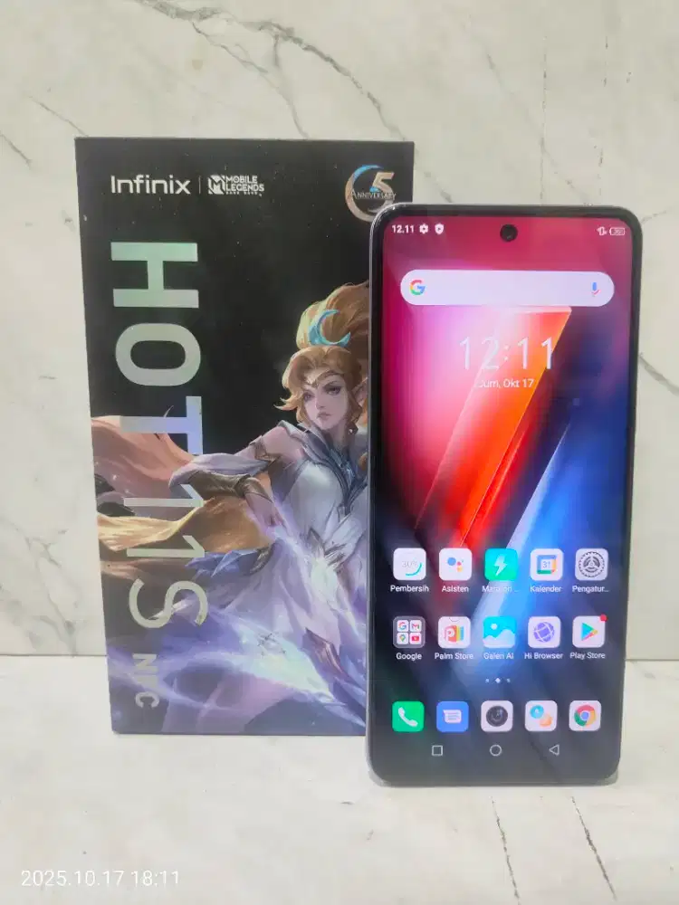 Infinik hot 11s nfc no minus sidik jari lancar suara bagus
