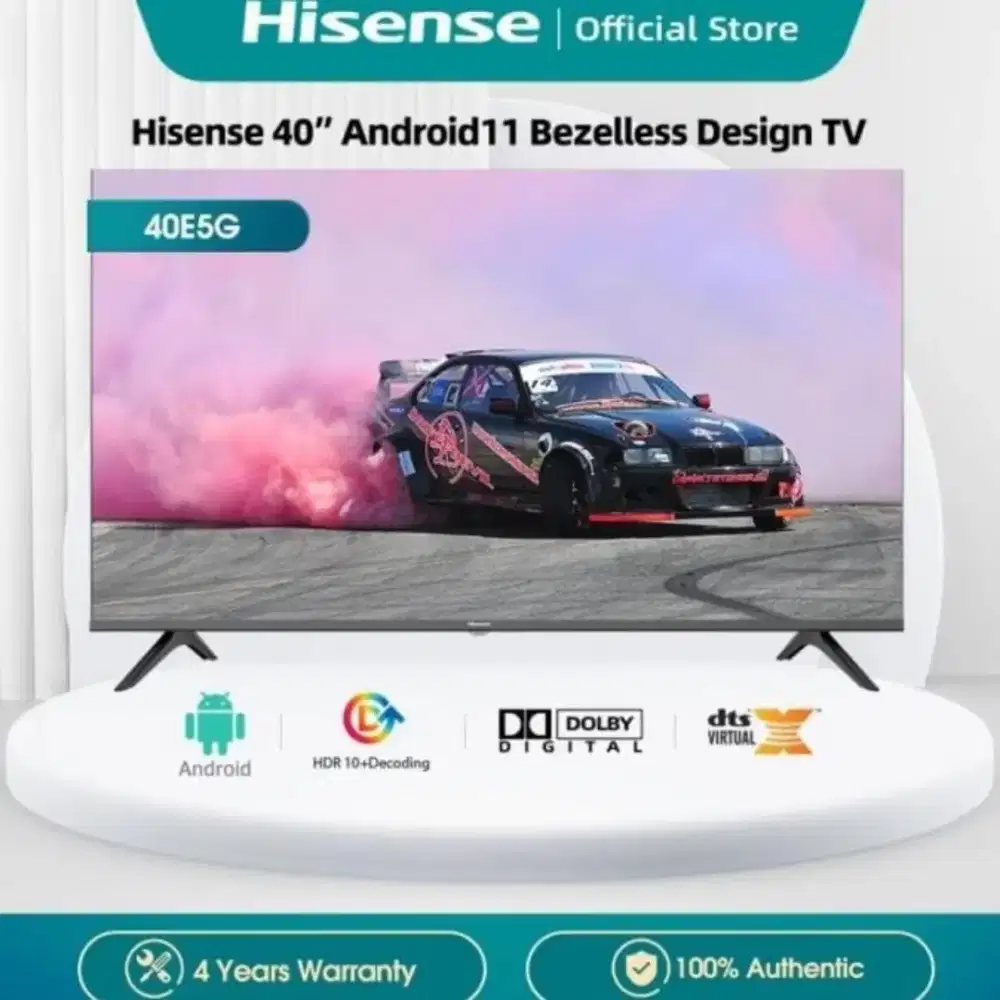 Hisense 40in android tv 40E5g
