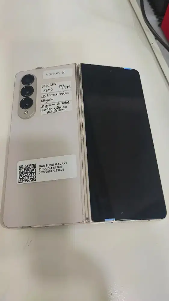 Samsung Galaxy Z Fold4 12/512GB Minus lcd dalam gk bisa sentuh