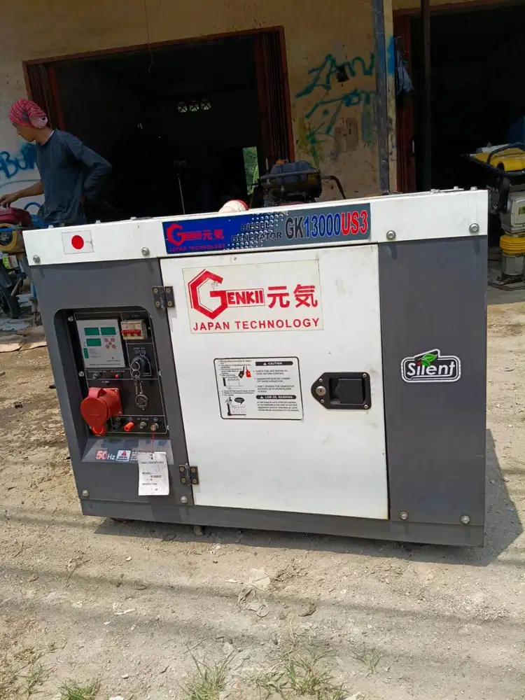 Jual Mesin Genset Merk Genki Output Daya 12KVA Termurah Jual mesin