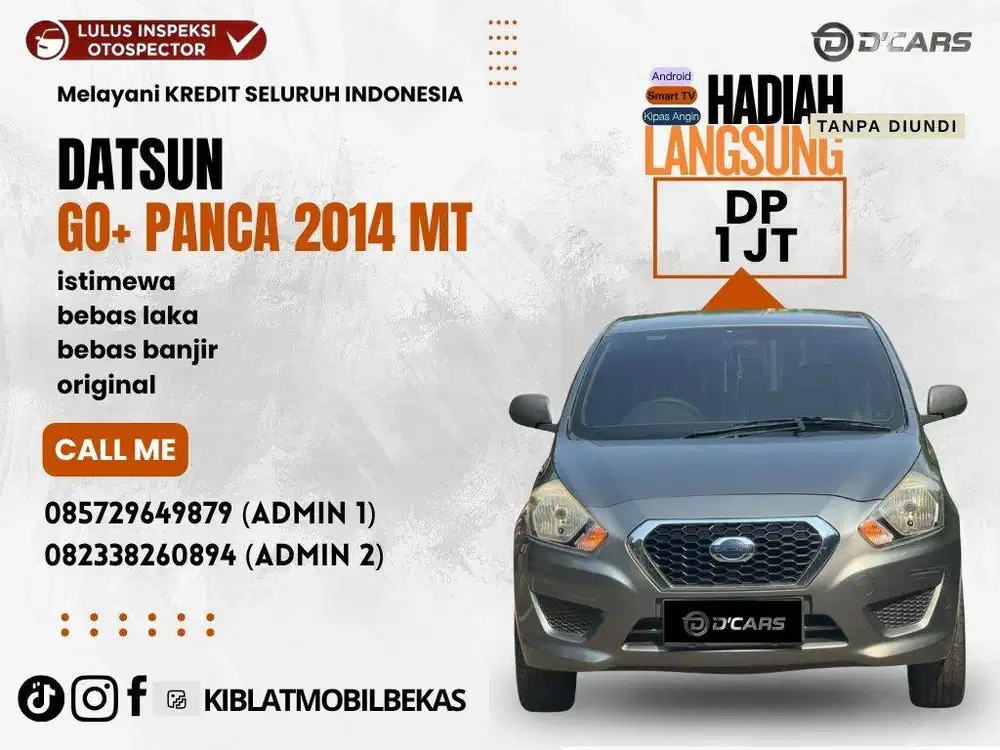 DATSUN GO+ PANCA 1.2 2014 MANUAL ORIGINAL ISTIMEWA