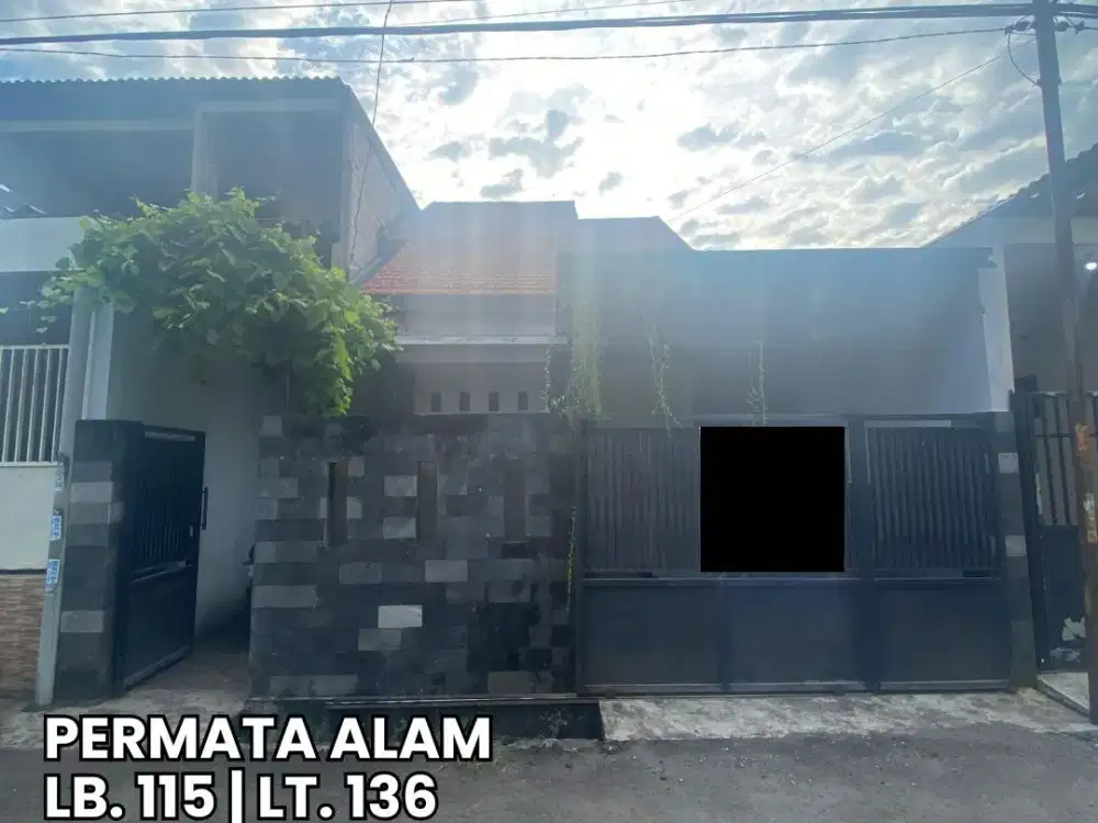 Dijual Rumah Permata Alam Gedangan Semi Furnish Sidoarjo