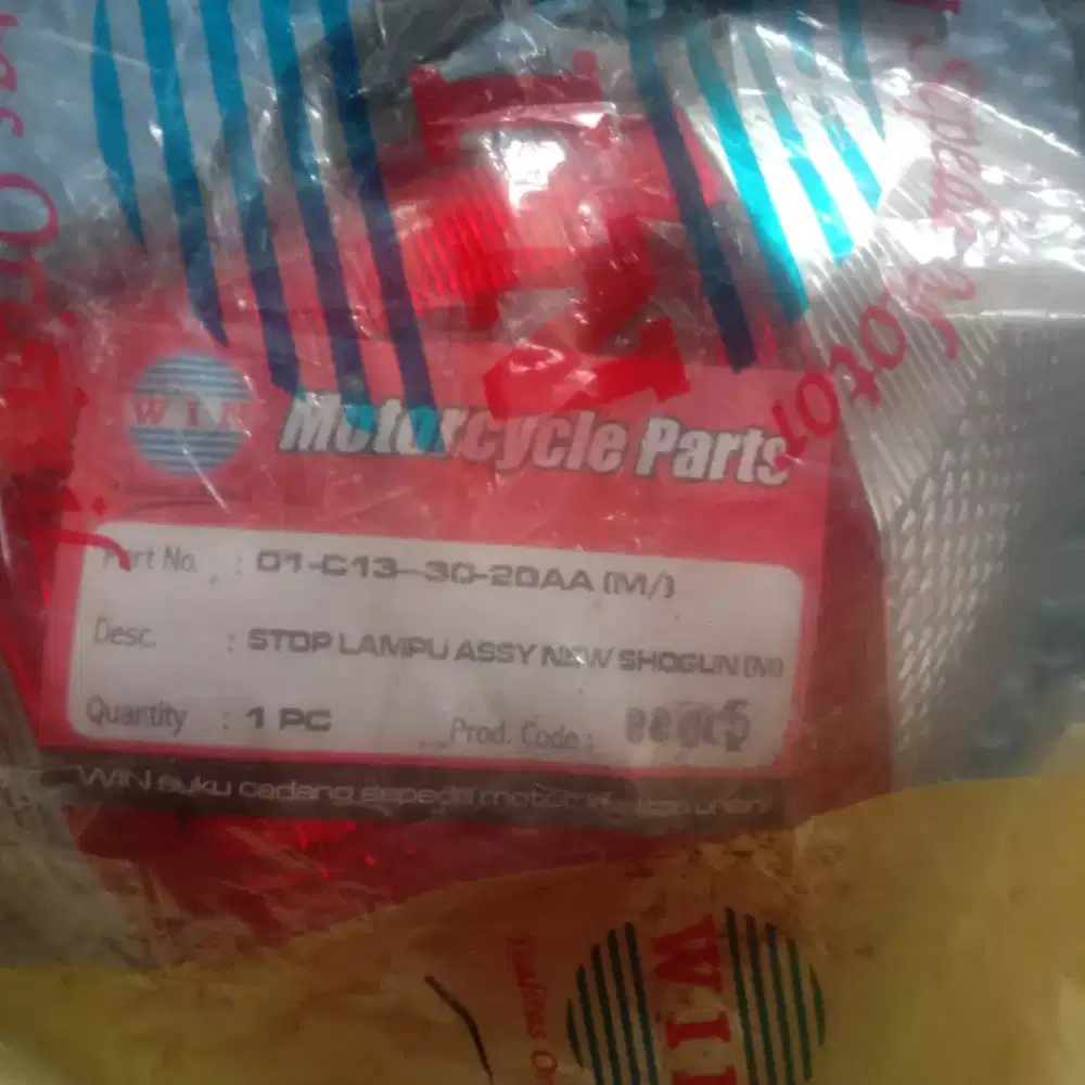 Lampu belakang Shogun new