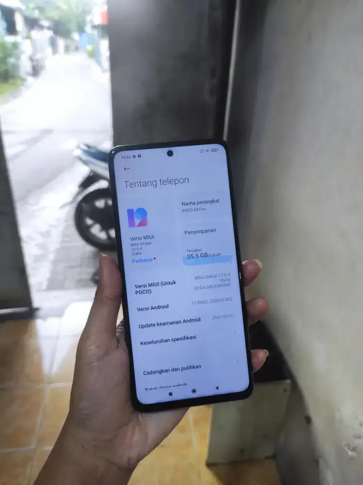 POCO X3 PRO RAM 8/128