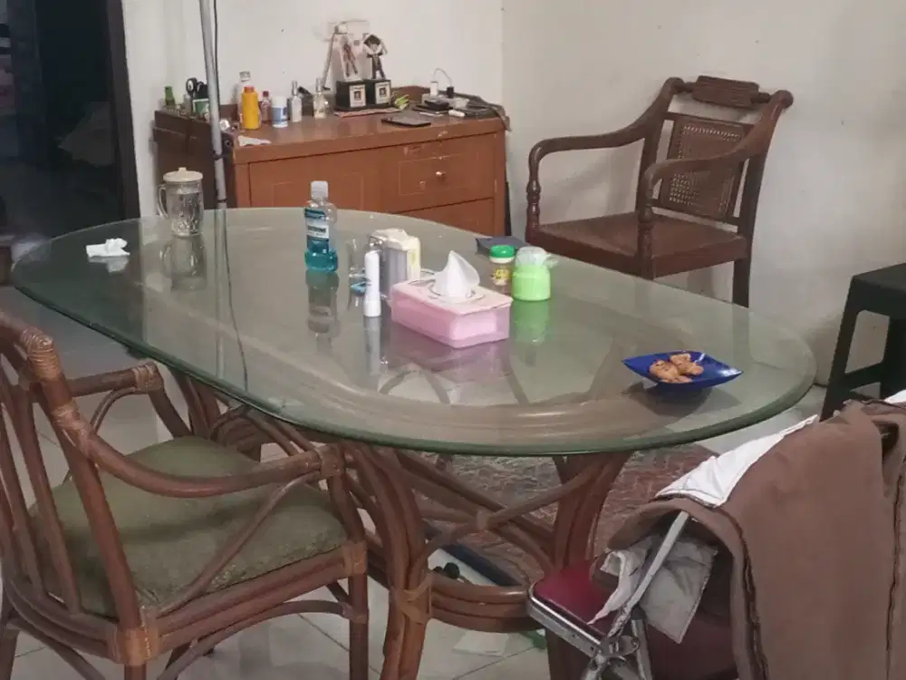 Jual meja kaca besar