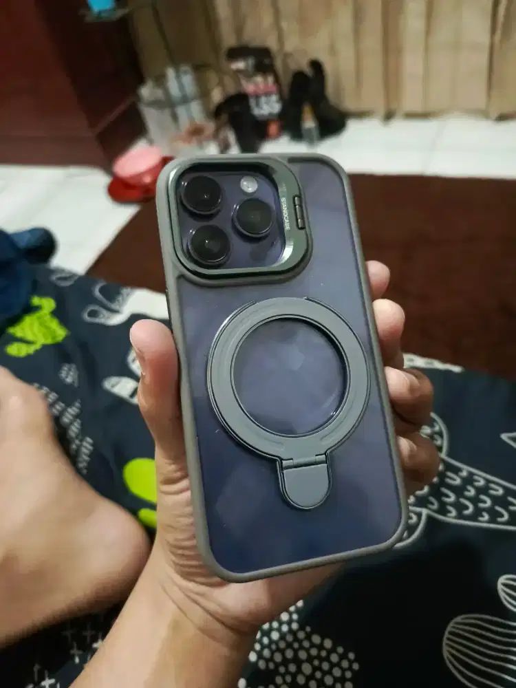 Iphone 14 pro 128gb deep purple kondisi mulus 98%