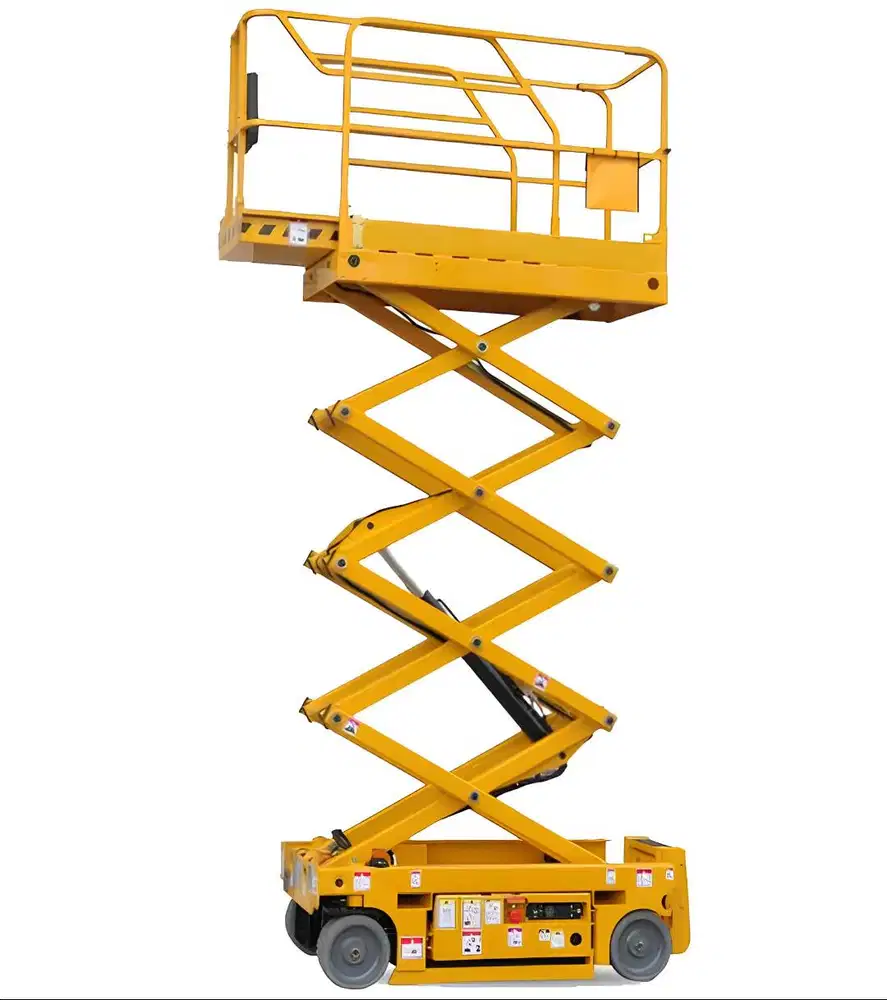 Scissor lift 12 Meter di Losarang Murah