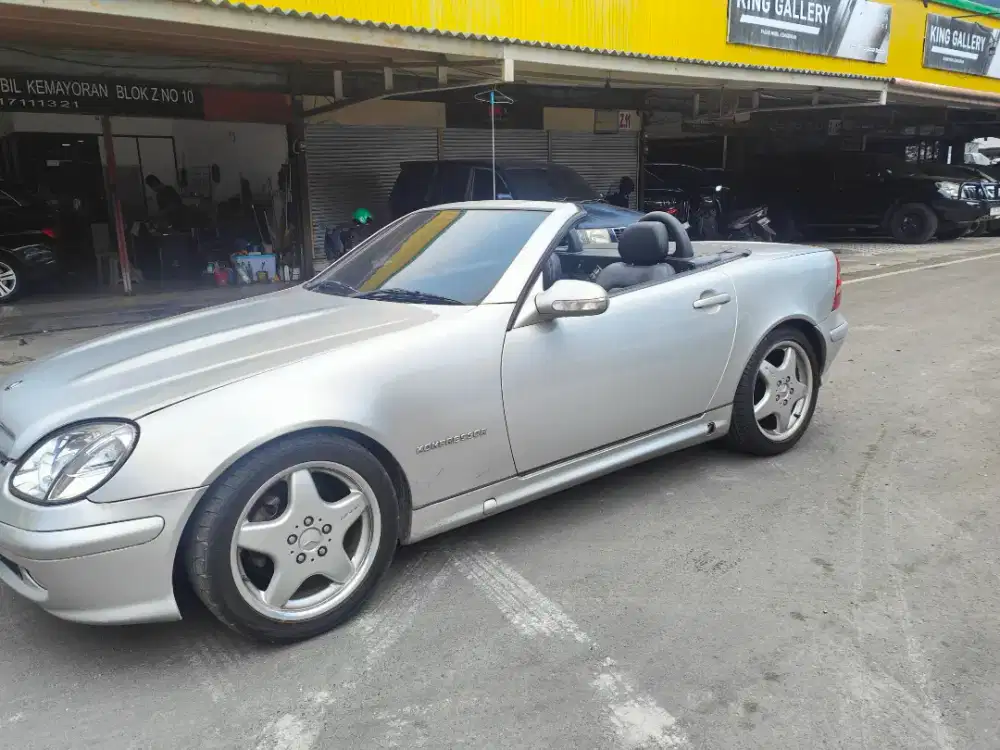 Mercedes Benz slk 230 nik 2001 silver convertible