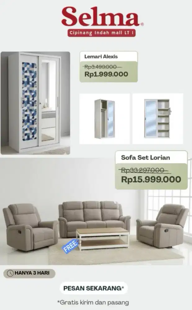 SOFA RECLINER MURAH BERKUALITAS