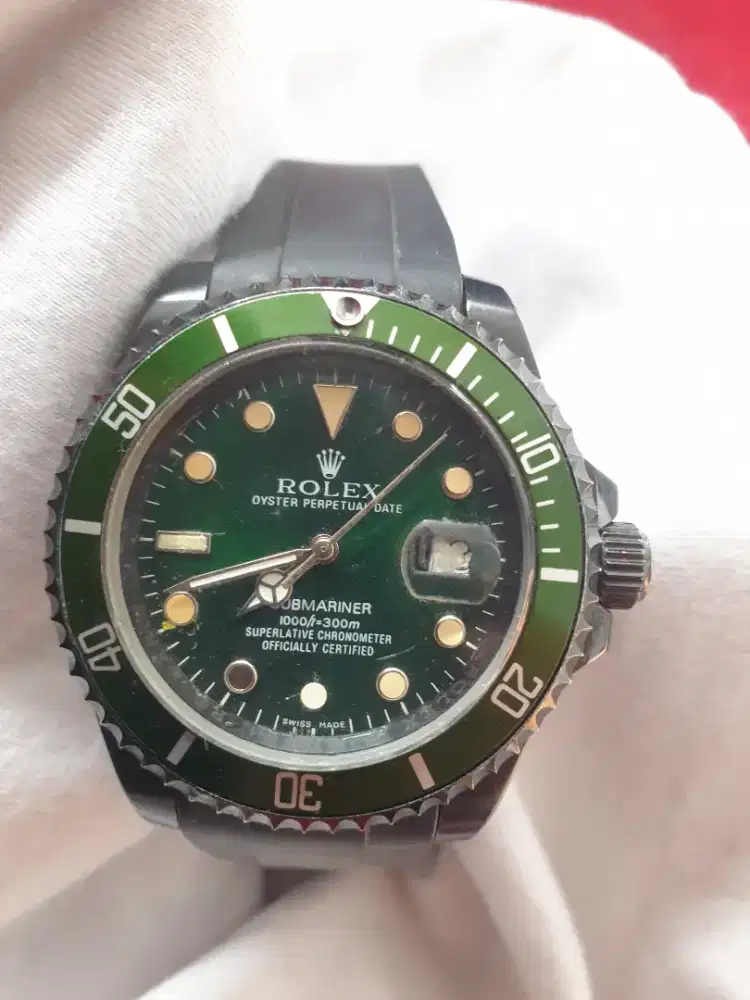 Jam tangan automatic diver submariner hulk swiss