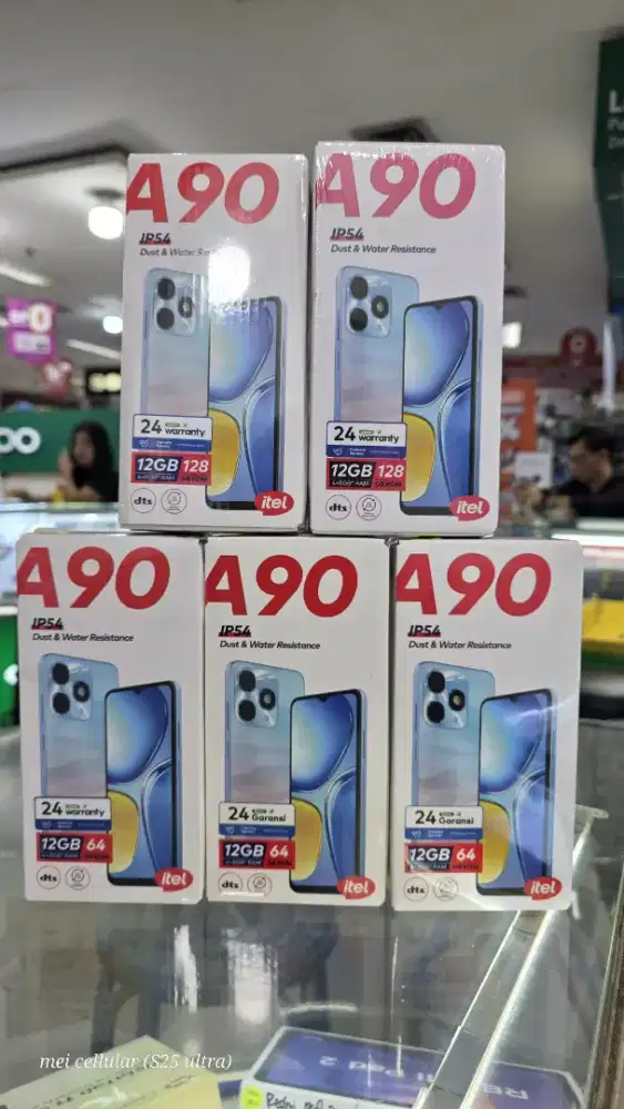 Itel A90 ram 4gb+4gb/64gb baru segel garansi resmi bisa tukar tambah