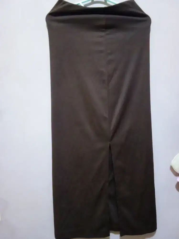 Preloved Rok panjang wanita warna coklat