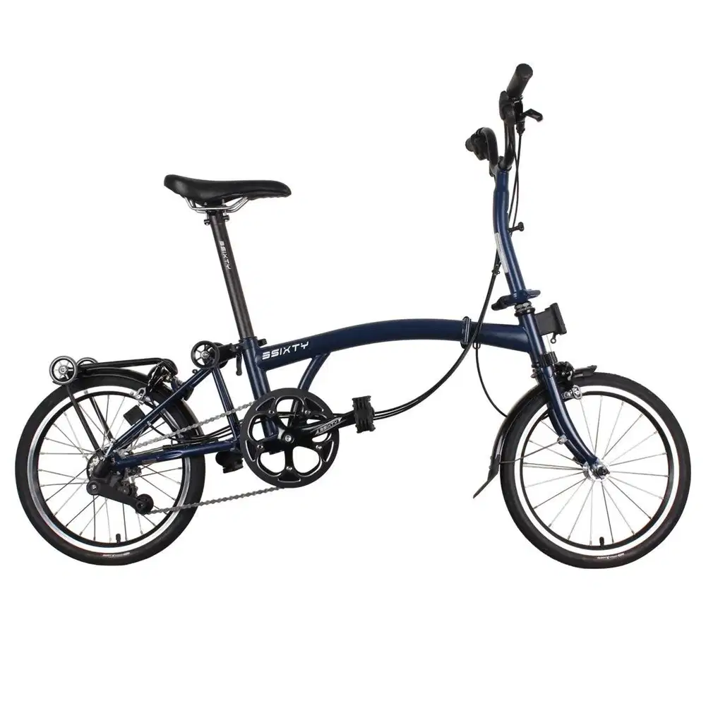 Sepeda lipat 3sixty chameleon blue