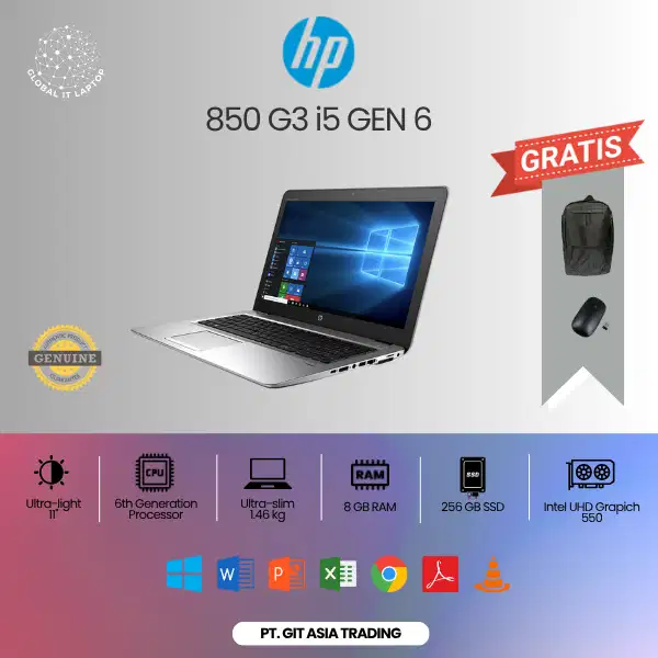 HP ELITEBOOK 850 G3 CORE i5 GEN 6