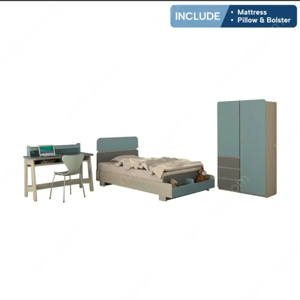 Informa 120x200 Cm Phoenix 1 set kamar tidur anak