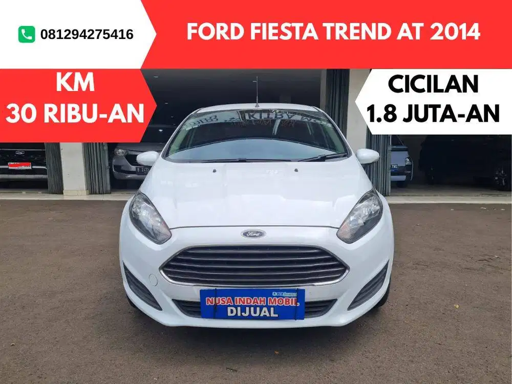 KM 30 RIBU ford fiesta 1.5 trend MATIC 2014