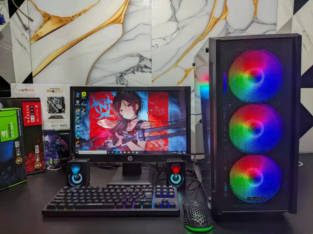 PC FULLSET GAMING CORE I7 3770 RAM 16 GB