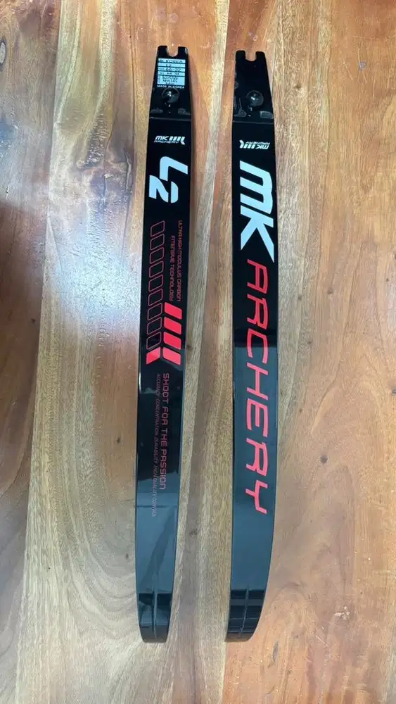 Satu set Alat Panah second Limbs+Riser MK Korea X-On dan MK Korea L2