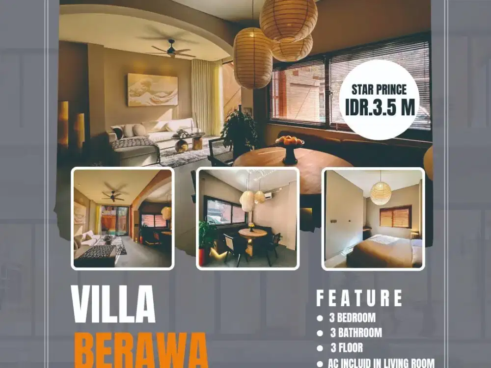 Villa Luxury Minimalis dengan Desain Properti Jepang lokasi Canggu