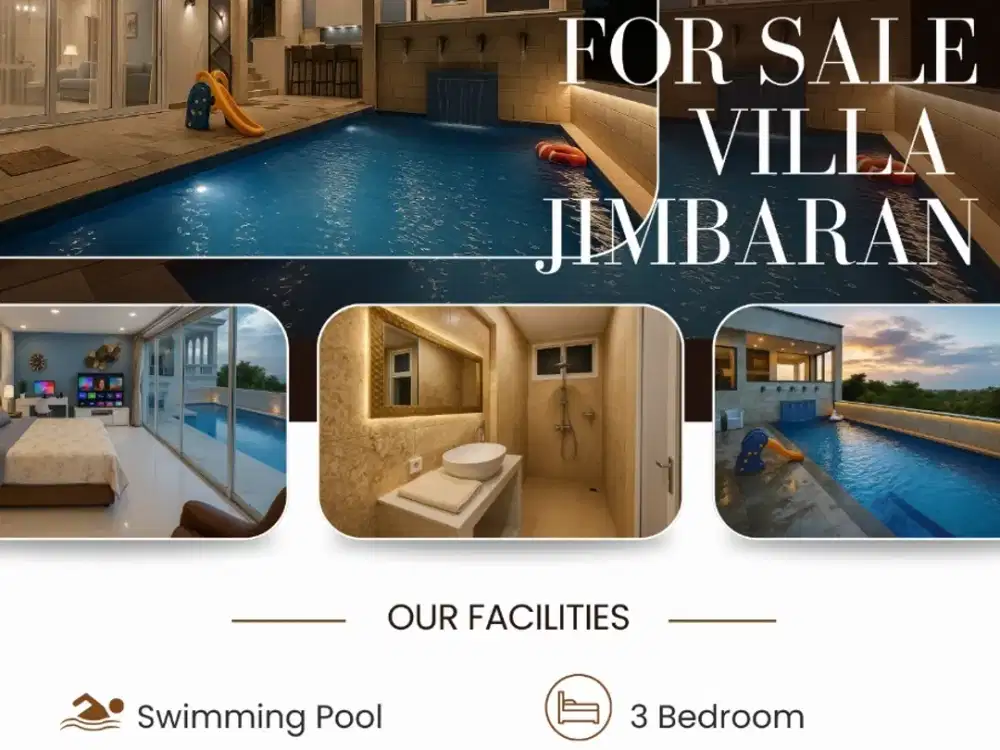 Dijual Villa Mewah Brand New dengan Pemandangan Full Laut