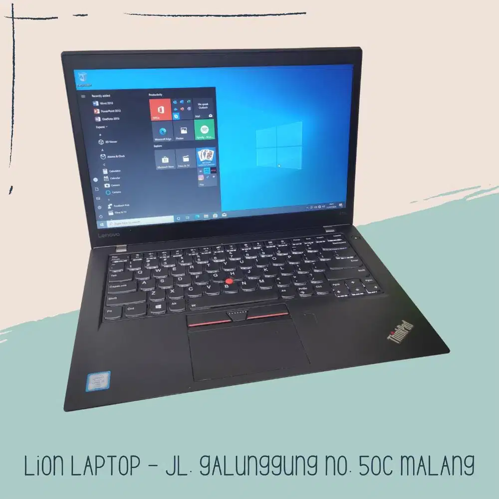 RAM 8GB SSD 256GB Core i7 SLIM Lenovo Thinkpad T470s [18|10]