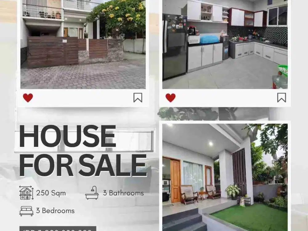DIJUAL RUMAH MODERN VIEW SAWAH LOKASI RENON