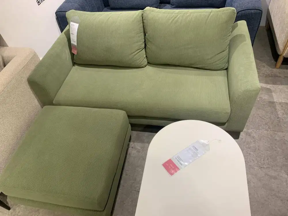 Heim Studio NITTA Sofa L Kain - Hijau