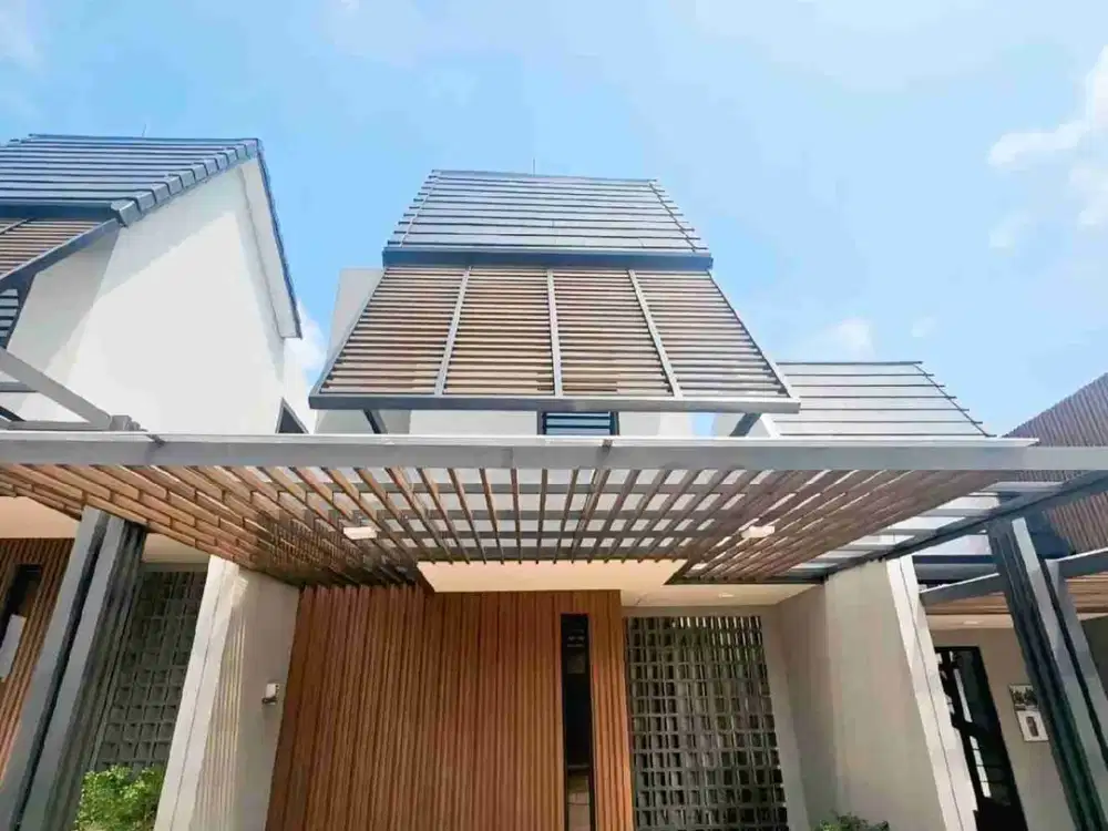 RUMAH 2 LANTAI FULL BATA MERAH NEMPEL BSD
