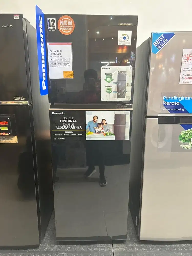 Panasonic 2pintu NRBB272Q-pk Kredit mudah Dp 0