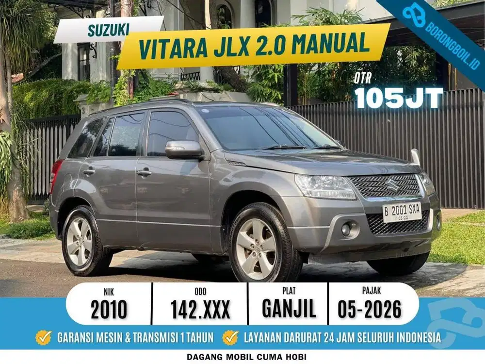 SUZUKI VITARA JLX 2.0 MANUAL 2010 ABU TERAWAT