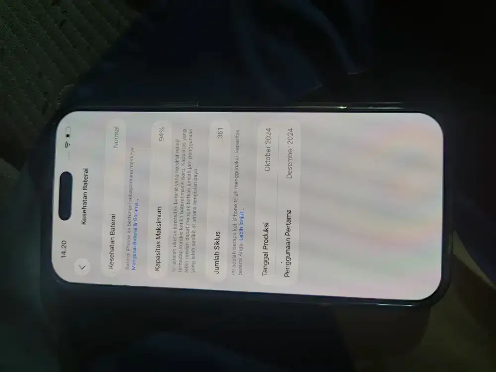 Iphone 16 pro max 256Gb inter beacukai