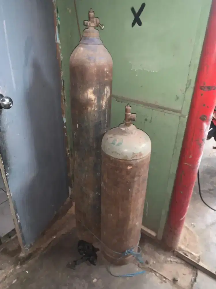 *Set alat las Acetylene C2H2 + Oksigen siap pakai*