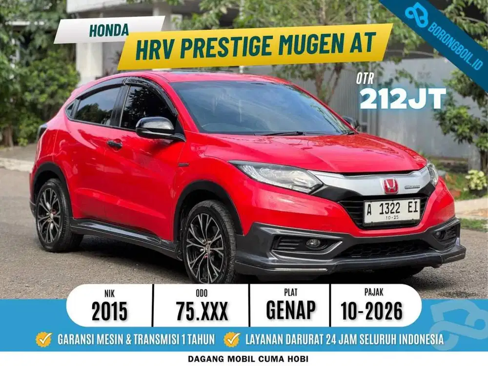 HONDA HRV PRESTIGE MUGEN MATIC 2015 TANGAN PERTAMA