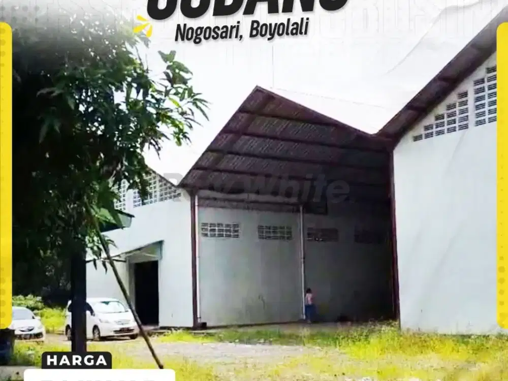 Dijual Gudang di Nogosari Boyolali  dekat Exit tol