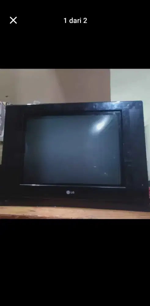 Dijual cepat TV LG 21 in layar sudah flat