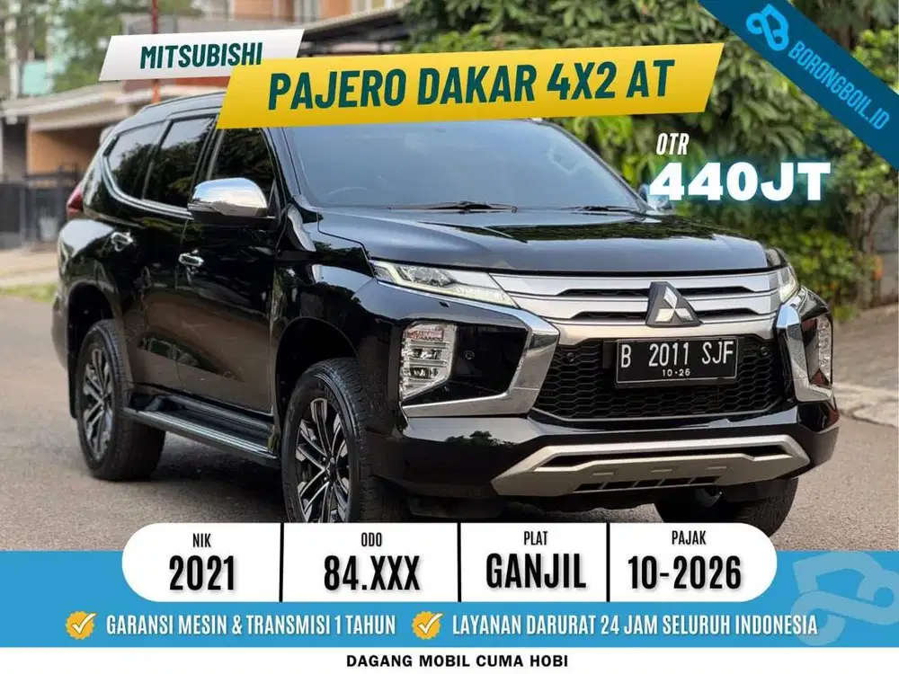 MITSUBISHI PAJERO DAKAR 4X2 AT 2021 FULLSET SIAP PAKAI