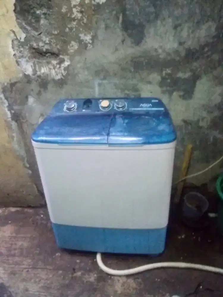 Jual mesin cuci merk Aqua kpsitas 8 kg fungsi normal