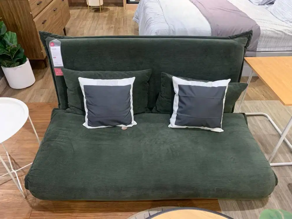 Heim Studio SHIORI Sofa Bed Kain - Hijau Tua