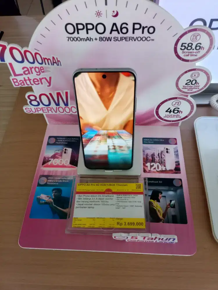 Oppo a 6 pro 4g 8/128