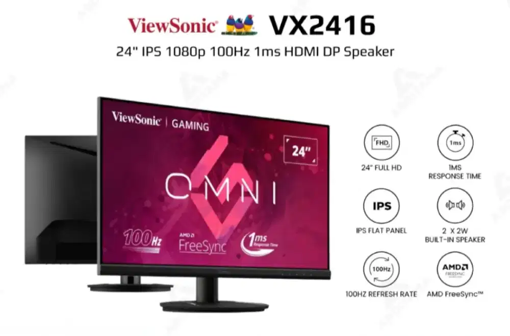 Monitor 24 Viewsonic VX2416 second